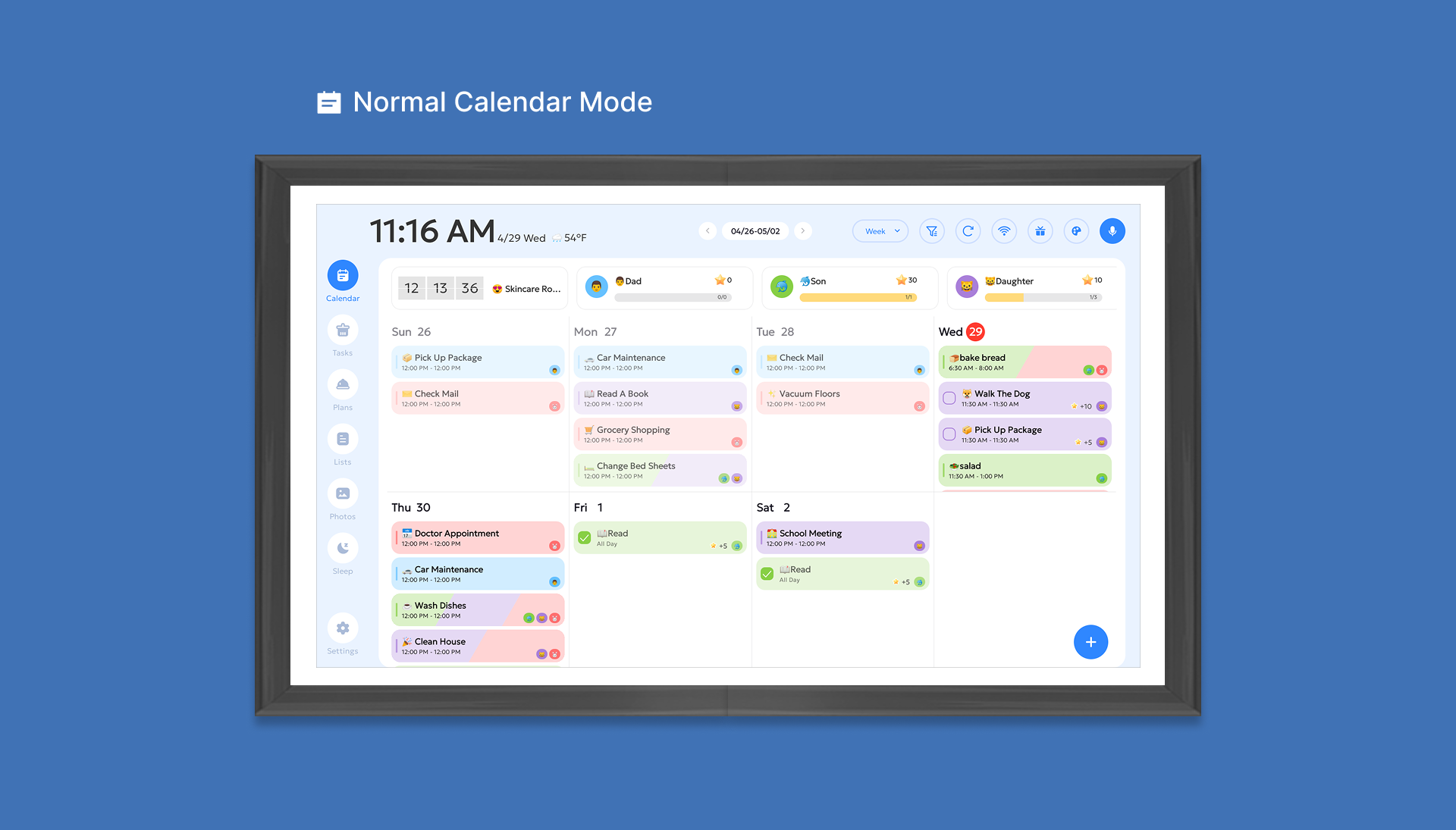 Blue theme
